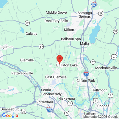 Map to  office in Burnt Hills, NY