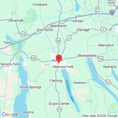 Map to  office in Auburn, NY