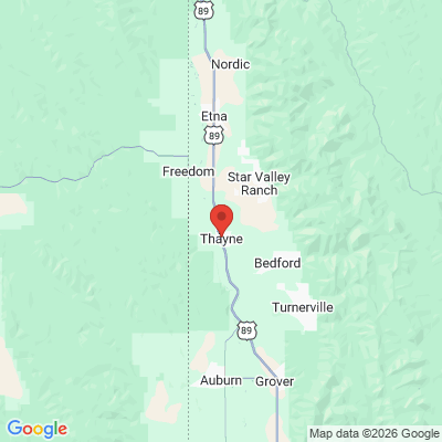 Map to  office in Thayne, WY