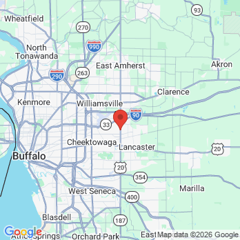 Map to Brennan Brennan K DDS office in Depew, NY