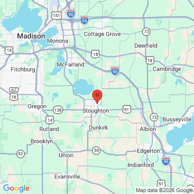 Map to  office in Stoughton, WI