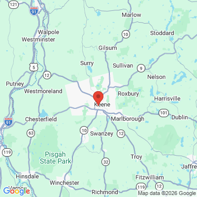 Map to  office in Keene, NH