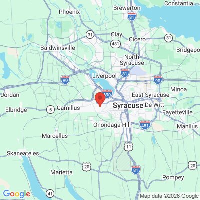 Map to  office in Syracuse, NY