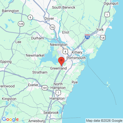 Map to  office in Greenland, NH