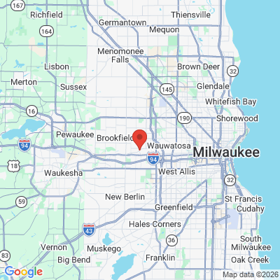 Map to  office in Elm Grove, WI