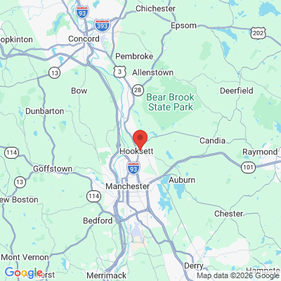 Map to  office in Hooksett, NH