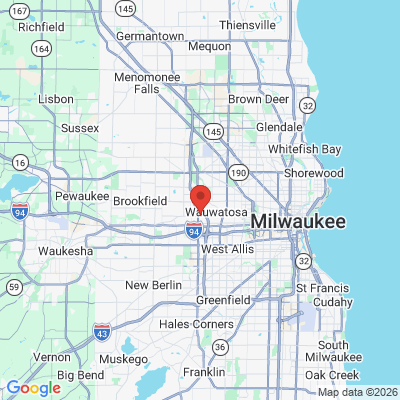 Map to  office in Wauwatosa, WI