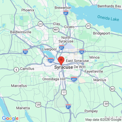 Map to  office in Syracuse, NY