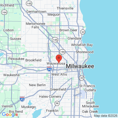 Map to  office in Wauwatosa, WI