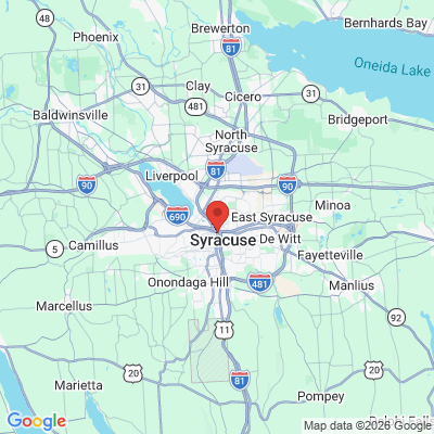Map to  office in Syracuse, NY