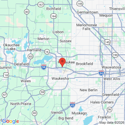 Map to  office in Waukesha, WI