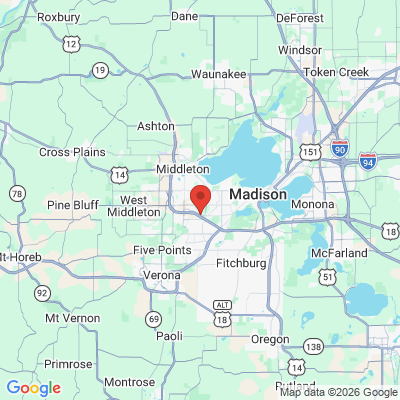 Map to  office in Madison Family Dental