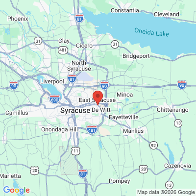 Map to  office in Syracuse, NY