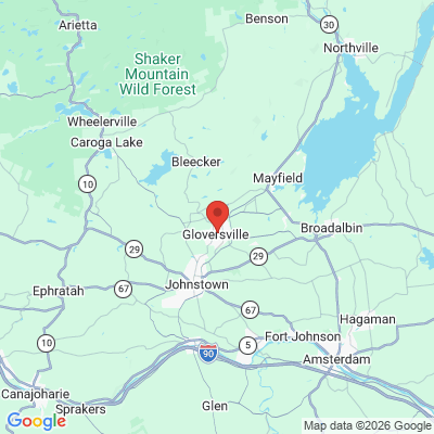 Map to  office in Gloversville, NY