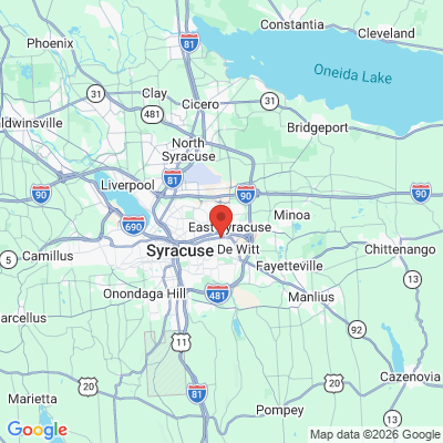 Map to  office in Syracuse, NY