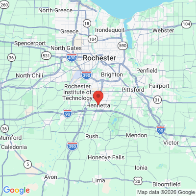 Map to  office in Henrietta, NY