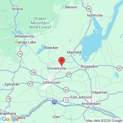 Map to  office in Gloversville, NY