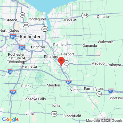 Map to  office in Pittsford, NY