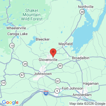 Map to Hermance Deborah R DDS office in Gloversville, NY