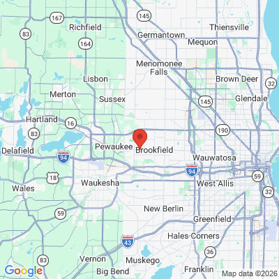Map to  office in Steinbach Dental