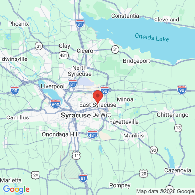Map to  office in East Syracuse, NY