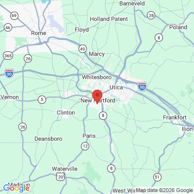 Map to  office in New Hartford, NY