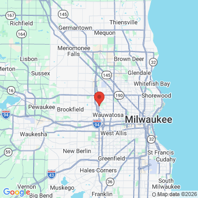 Map to  office in Wauwatosa, WI