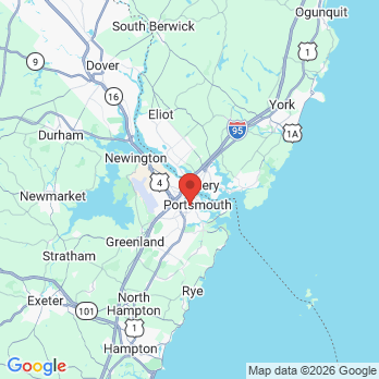 Map to Samantha D. King, D.M.D. office in Portsmouth, NH