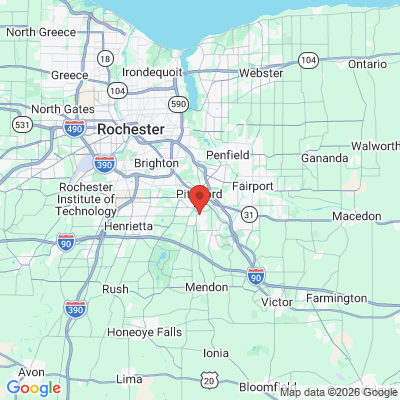 Map to  office in Pittsford, NY