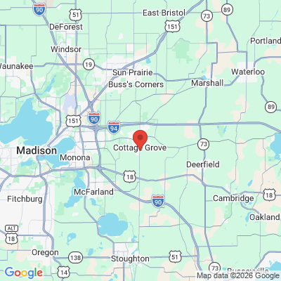 Map to  office in Cottage Grove, WI