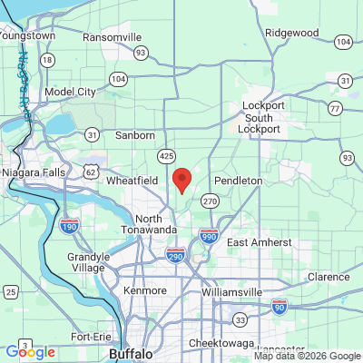 Map to  office in North Tonawanda, NY