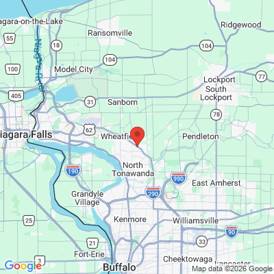 Map to  office in North Tonawanda, NY