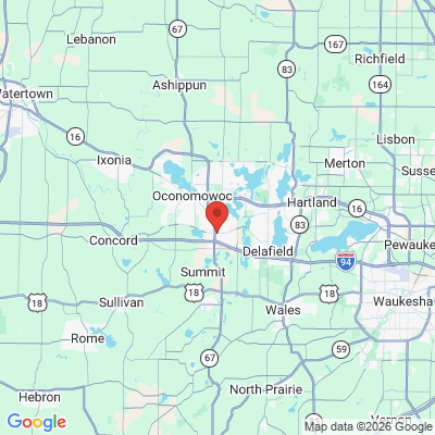 Map to  office in Oconomowoc, WI