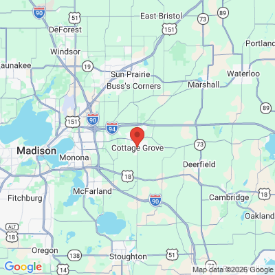 Map to  office in Cottage Grove, WI