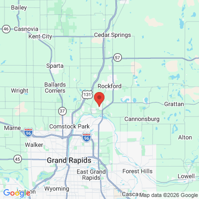 Map to  office in Belmont, MI