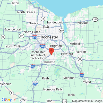 Map to  office in Rochester, NY