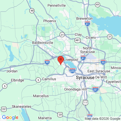 Map to  office in Solvay, NY