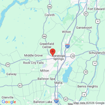 Map to  office in Saratoga Springs, NY