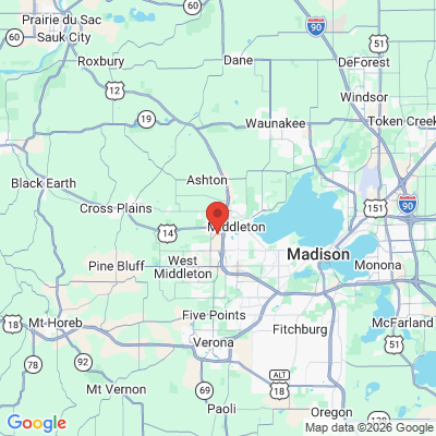 Map to  office in Middleton, WI