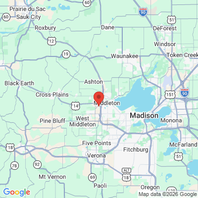 Map to  office in Middleton, WI