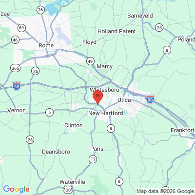 Map to  office in New Hartford, NY