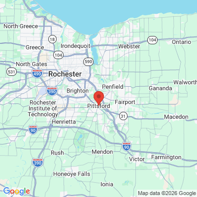Map to  office in Pittsford, NY