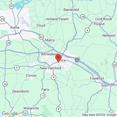 Map to  office in Utica, NY