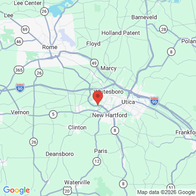 Map to  office in New Hartford, NY