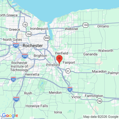 Map to  office in Pittsford, NY