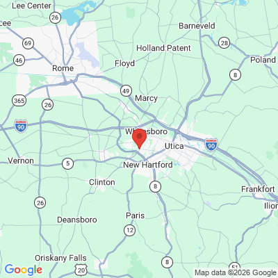 Map to  office in New Hartford, NY
