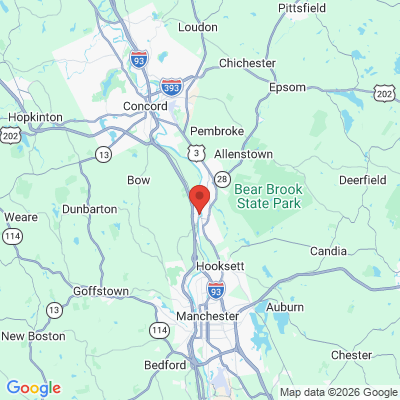 Map to  office in Hooksett, NH