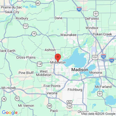 Map to  office in Middleton, WI
