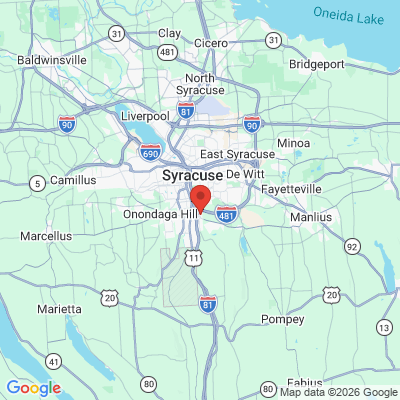 Map to  office in Syracuse, NY