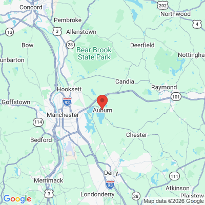 Map to  office in Auburn, NH